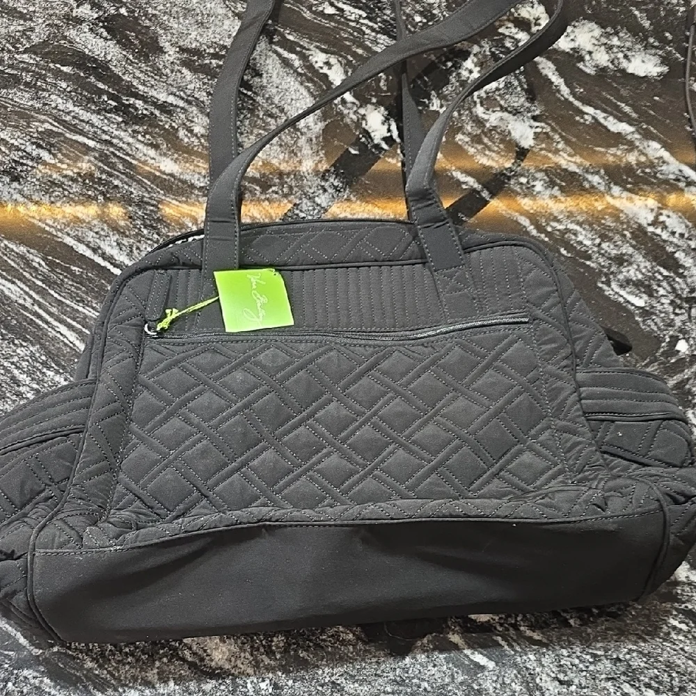 Diper Bag - Vera Bradley Black Quilted Bag